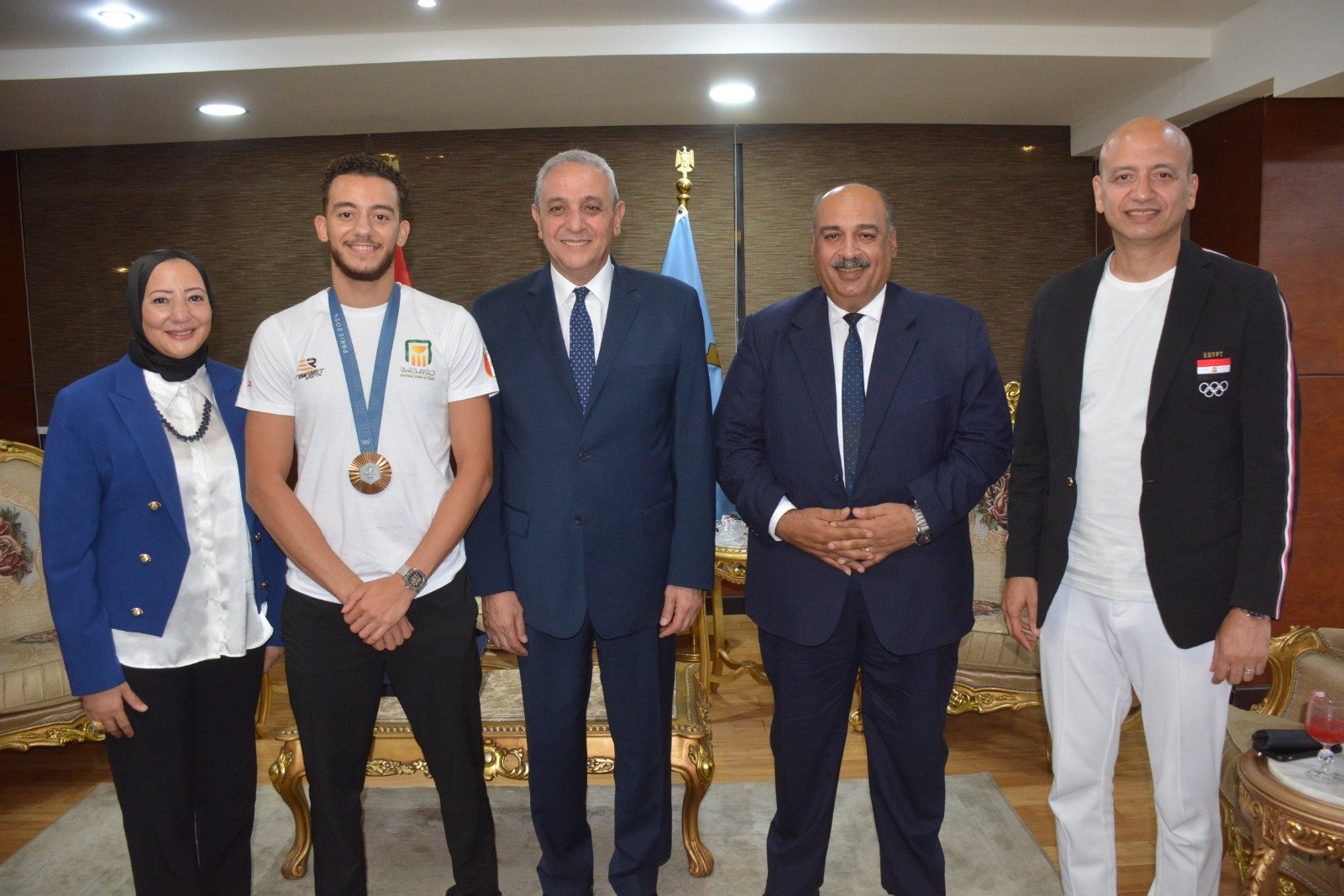 Governor Congratulates Bronze Medalist Mohamed El-Sayed