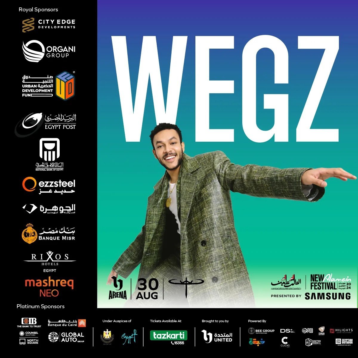 Wegz Brings Summer Vibes to New Alamein Festival!