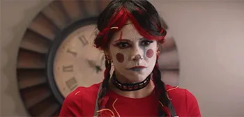 Jennifer Seward is a ‘Super Happy Fun Clown’ in Horror Comedy Teaser