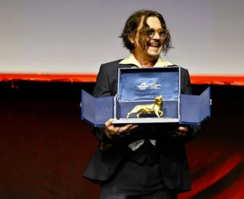 Johnny Depp Honored with Lifetime Achievement Award at Rome Film Festival