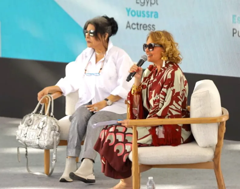 Reflections on Art and Legacy: Isaad Younis and Youssra Captivate Audiences at ELGouna Film Festival #GFF24