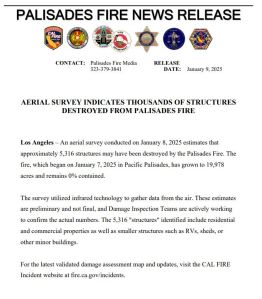 L.A. Wildfires: As Evacuation Orders Begin To Be Lifted, Officials Warn Of Toxic Debris & Potential New Complications From Winter Rains – Update