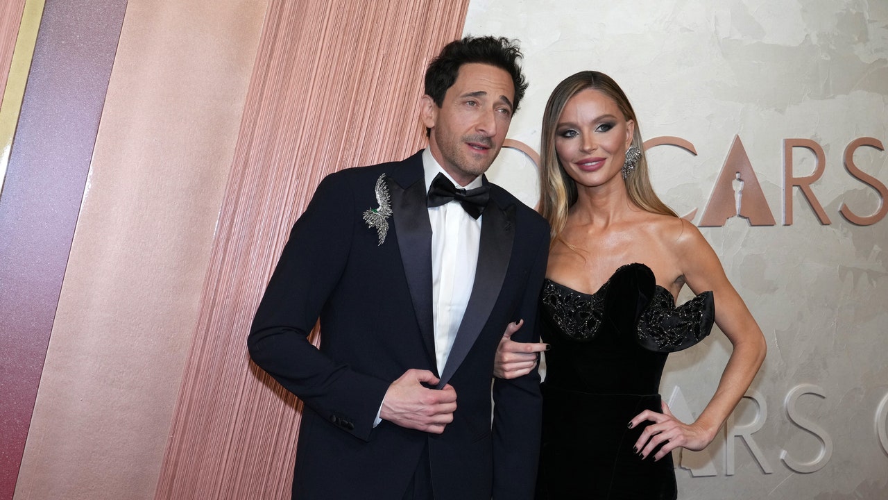 Adrien Brody Threw His Gum to Girlfriend Georgina Chapman at the Oscars 2025