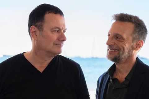 Mathieu Kassovitz, space entrepreneur Gildo Pastor team for tech-powered Venturi Production
Ukrainian team of Cannes Directors’ Fortnight title ‘Militantropos’ make red carpet action, statement about ongoing war