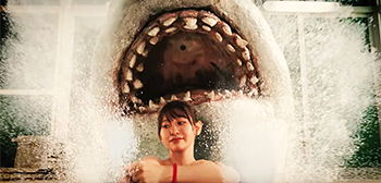 New Trailer for Bonkers Japanese B-Movie ‘Hot Spring Shark Attack’