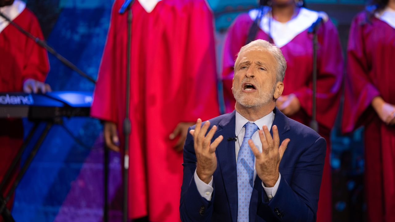 Jon Stewart Sends a Message to Paramount on Colbert’s Behalf: “Go F–k Yourself”