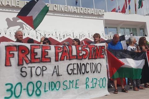 Gaza protests begin at Venice Film Festival red carpet | News