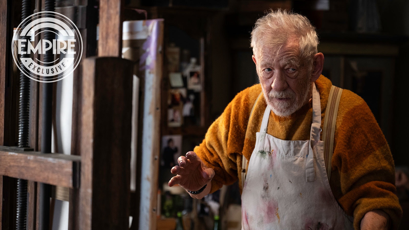 Ian McKellen Is ‘A One-Off Half-Monster’ Artist Ian McKellen Is ‘A One-Off Half-Monster’ Artist