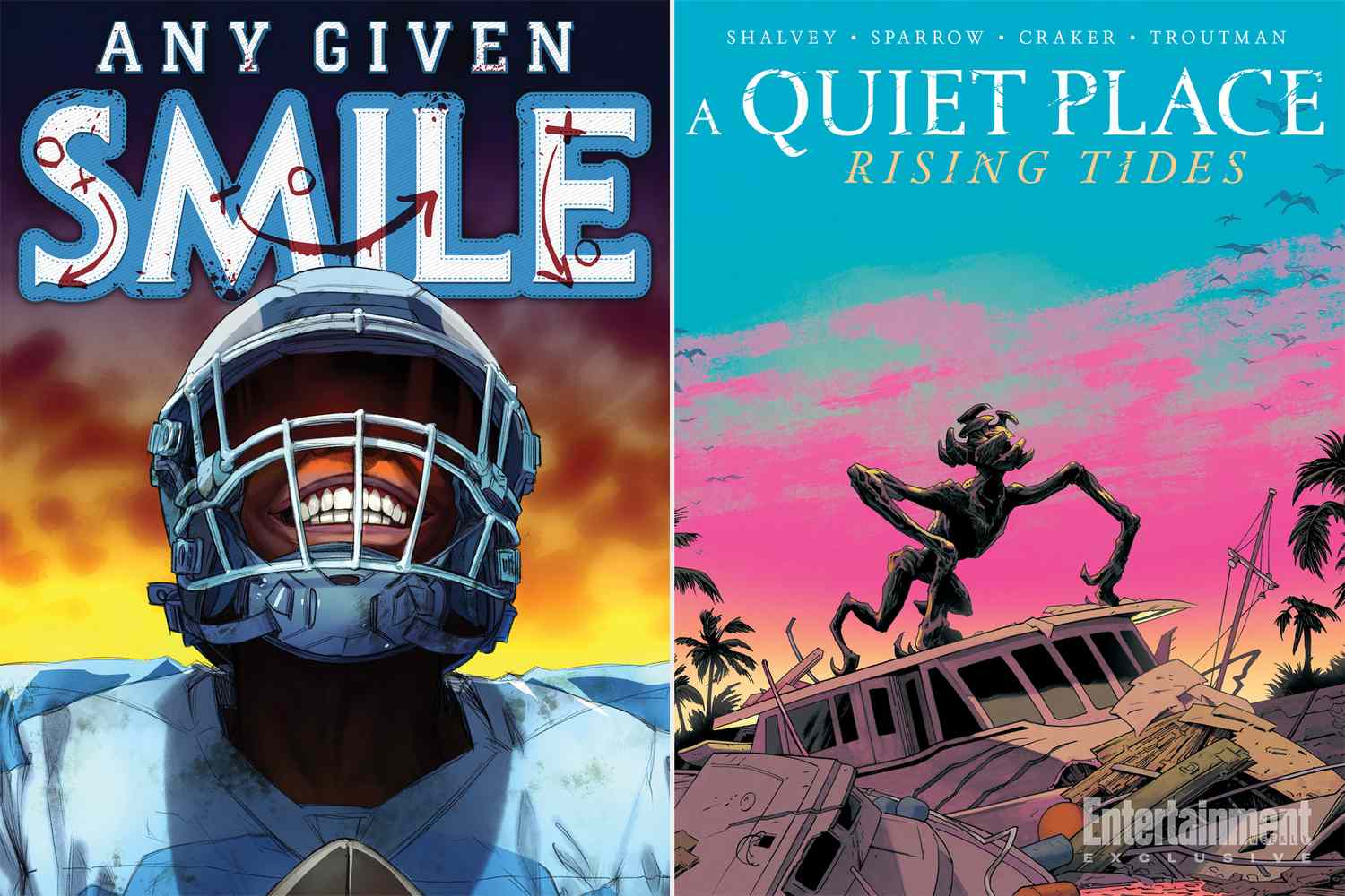 ‘Smile’ tackles sports, ‘A Quiet Place’ hits Florida Keys in modern IDW Dark comics (exclusive)