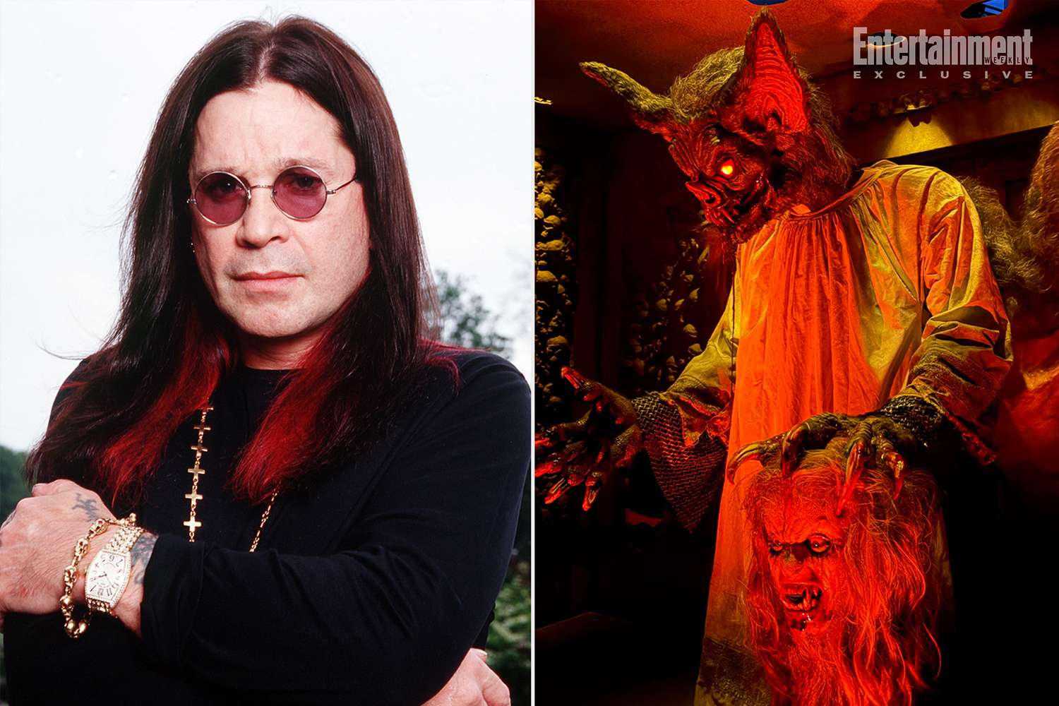 Giant bat bites Ozzy Osbourne’s head off in first look at gory Halloween tribute (exclusive)
